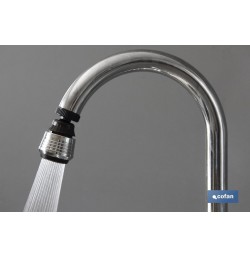 GRIFO BORBOTEADOR 2 FUNC.CON FILTRO AIREADOR AHORRO AGUA Ø38mm