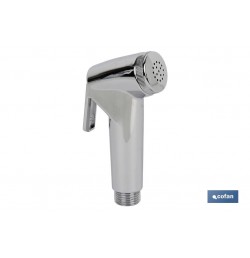 KIT GRIFO DE DUCHA CROMADO CON PULSADOR+COLGADOR+FLEXO
