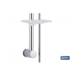 KIT DUCHA BARRA DESLIZANTE 3 PCS 5 FUNCIONES BLANCO
