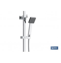 COLUMNA DE DUCHA TERMOSTATICA DISEÑO CUADRADO 90-1.40 CM