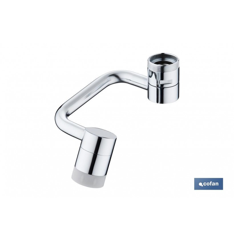 AIREADOR DE GRIFO EXTENSION GIRATORIO METRICA 24- 9X6X2.5 CM