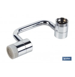 AIREADOR DE GRIFO EXTENSION GIRATORIO METRICA 24- 9X6X2.5 CM