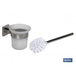 ESCOBILLERO INODORO MODELO MARVAO INOX 304 BRILLO