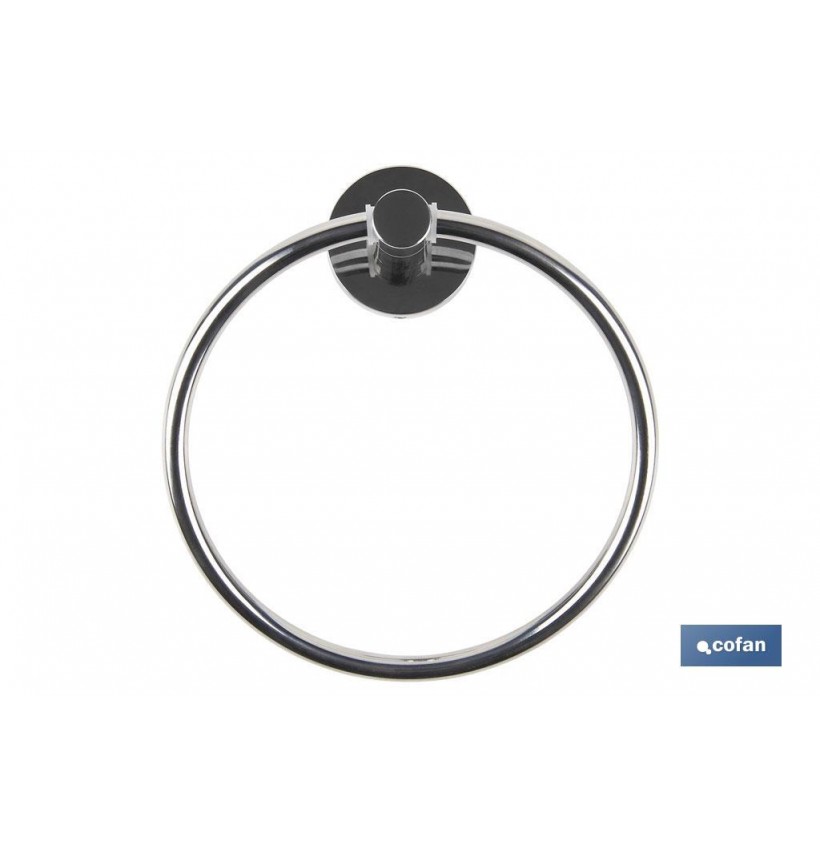 TOALLERO CIRCULAR MODELO LAGOA INOX 304  BRILLO
