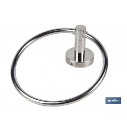 TOALLERO CIRCULAR MODELO LAGOA INOX 304  BRILLO