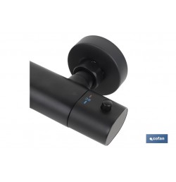 GRIFO TERMOSTATICO BAÑERA NEGRO MATE MODELO KERCH