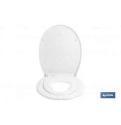 TAPA WC  FORMA OVAL CON ASIENTO PARA NIÑOS  44.7 x 37.1 cm