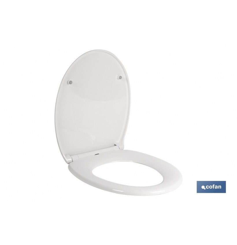 TAPA WC  FORMA OVAL LIBERACIÓN RAPIDA 44.9 X 37.5 cm