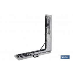 BANCO PLEGABLE RECTANGULAR BLANCO 180X25X43CM