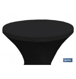 CUBIERTA DE MESA BAR NEGRA