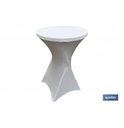 CUBIERTA DE MESA BAR BLANCA