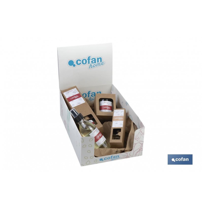 SET AMBIENTADORES PARA HOGAR RED FRUITS Y AMBIENTADOR DE COCHE NEW CAR
