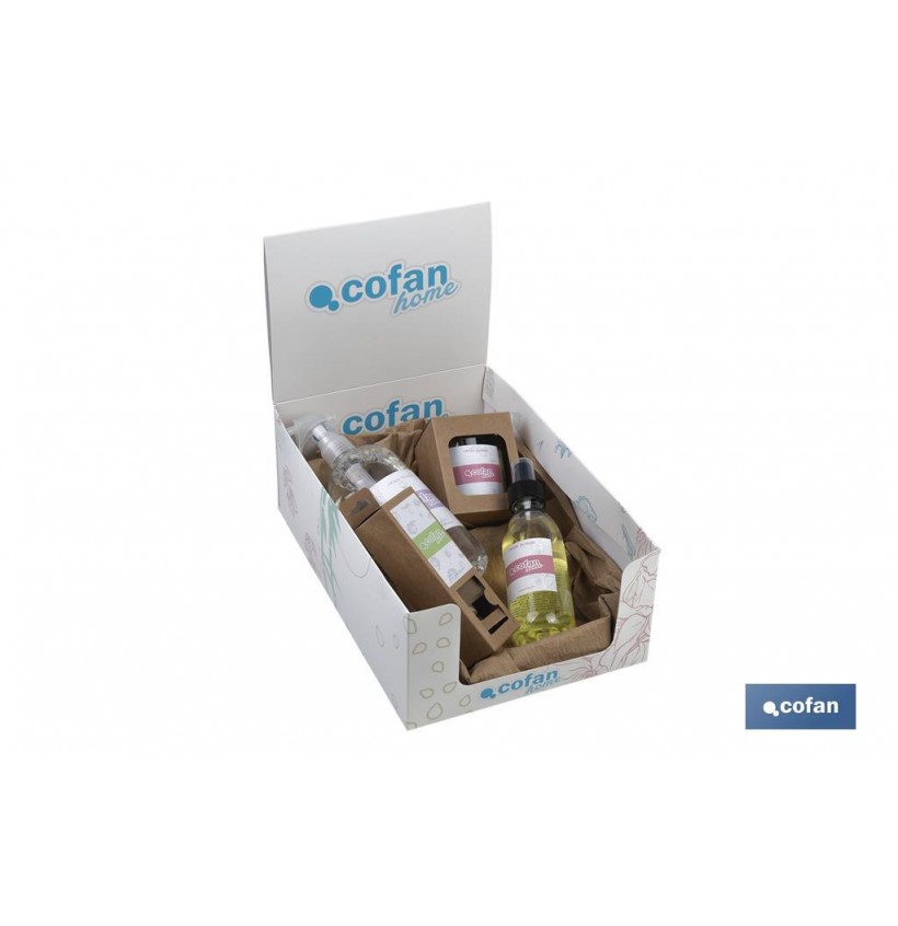 SET DE AMBIENTADORES PARA EL HOGAR WHITE JASMINE /WHITE FLOWERS Y AMBIENTADOR DE COCHE APPLE