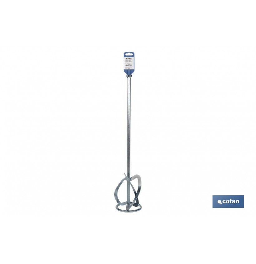 VARILLA MEZCLADORA MORTERO Ø120 600 MM M14