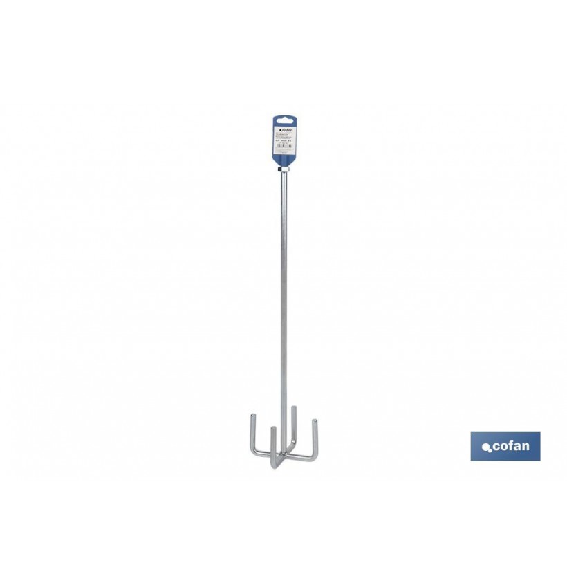 VARILLA MEZCLADORA YESO Ø120 600 MM M14