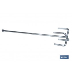 VARILLA MEZCLADORA YESO Ø120 600 MM M14