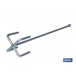 VARILLA MEZCLADORA YESO Ø120 600 MM M14