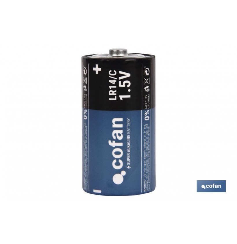 BLÍSTER DE 2 PILAS ALCALINAS LR14/C VENTA UNITARIA