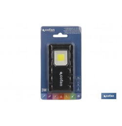 LINTERNA COB LED 3W 150Lm MAGNETICA/BOLSILLO