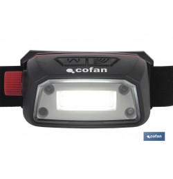 LINTERNA COB LED DE CABEZA 5 W 6500 K USB