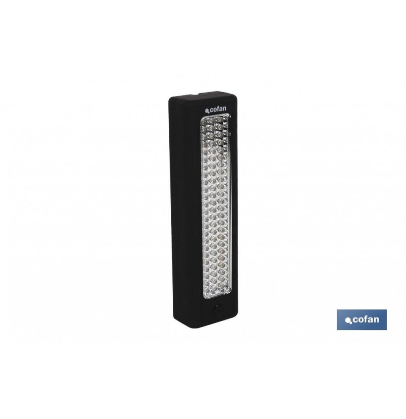 LÁMPARA 72 LED RECTÁNGULAR IMÁN/GANCHO