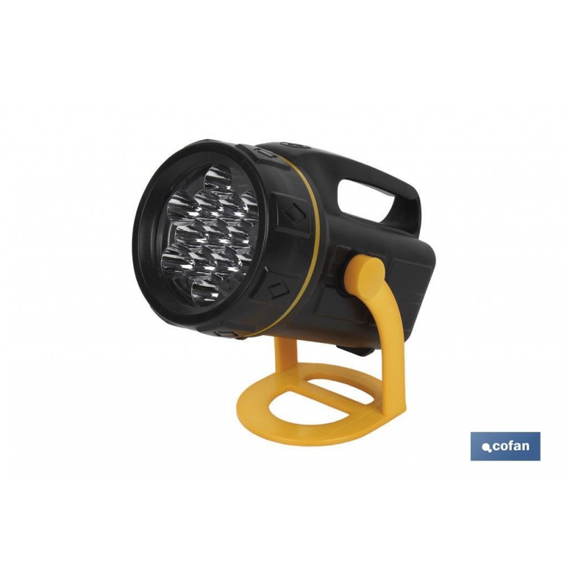 LINTERNA LED CAMPING EN ABS Y GOMA