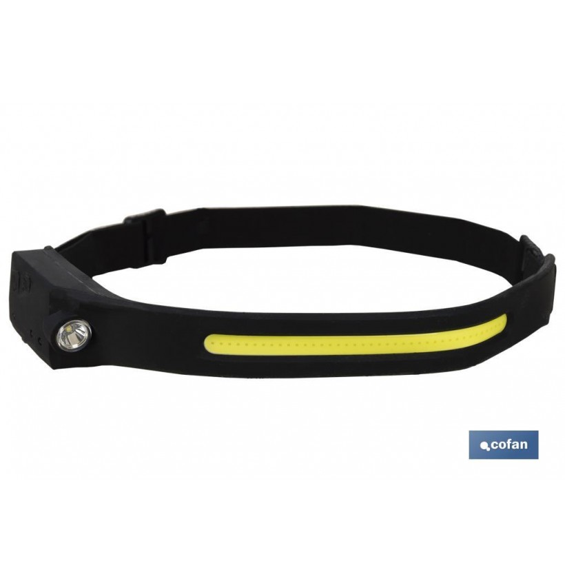 LINTERNA DUAL DE CABEZA CON SENSOR DE ACTIVACION 350 LM
