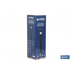 BALIZA LED SOLAR CON SENSOR GRIS 3W IP44 500LM