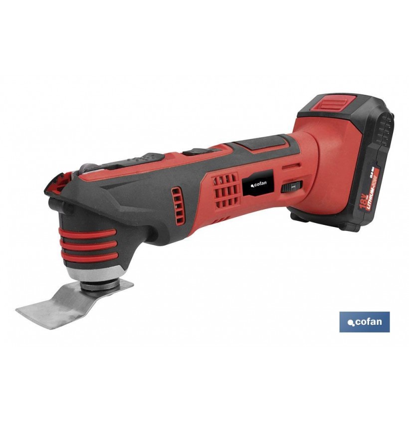 MULTIHERRAMIENTA A BATERIA LI-ION 18V 15000RPM