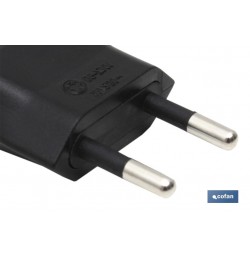 CLAVIJA BIPOLAR NEGRO (10A-250V)