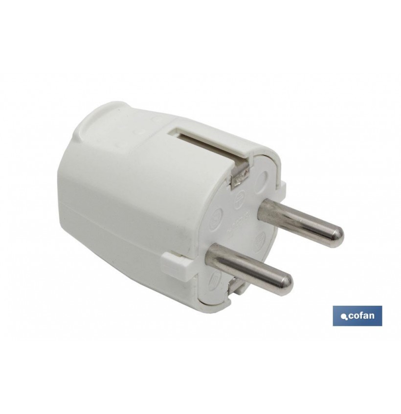 CLAVIJA BIPOLAR BLANCA (16A-250V)