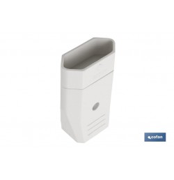 BASE ENCHUFE BIPOLAR AEREA BLANCA (10A-250V)