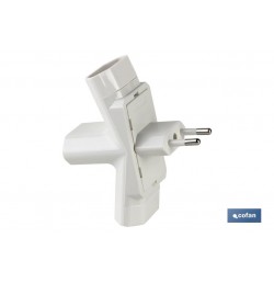 ADAPTADOR MULTIVIA 3 VIAS (10A-250V)