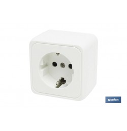 BASE CUADRADA SUPERFICIE +T.T.(16A-250V)
