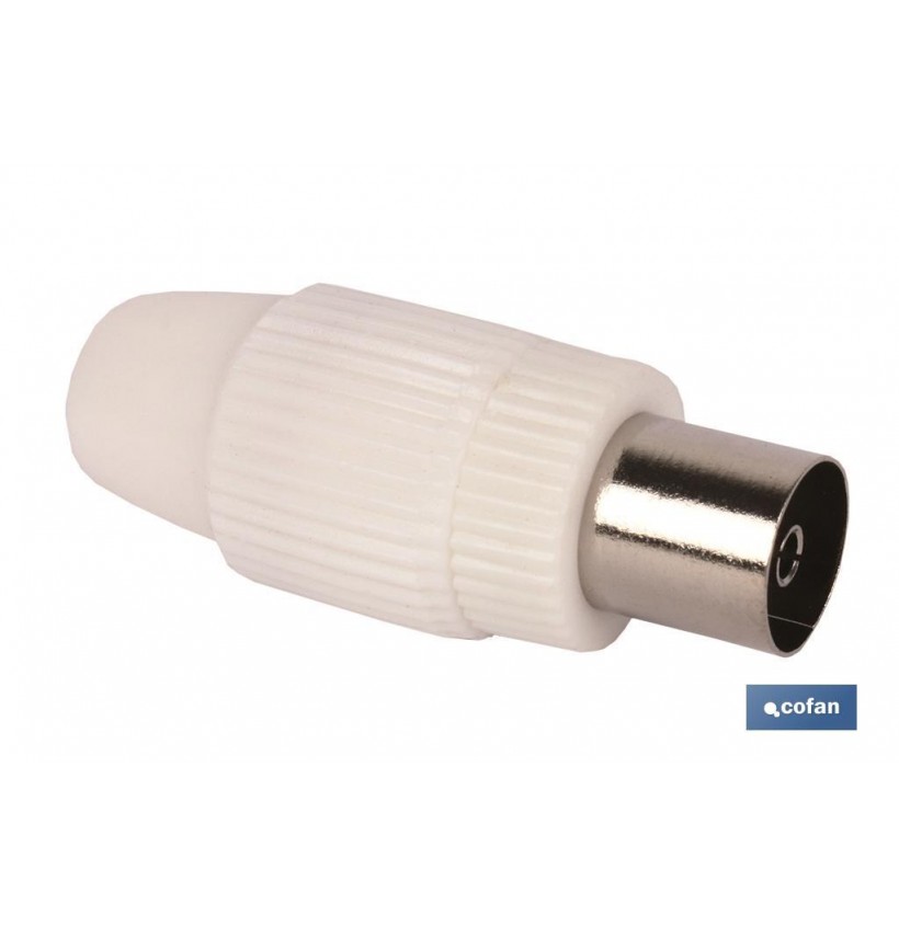 CONECTOR ANTENA HEMBRA RECTO (9,5MM)