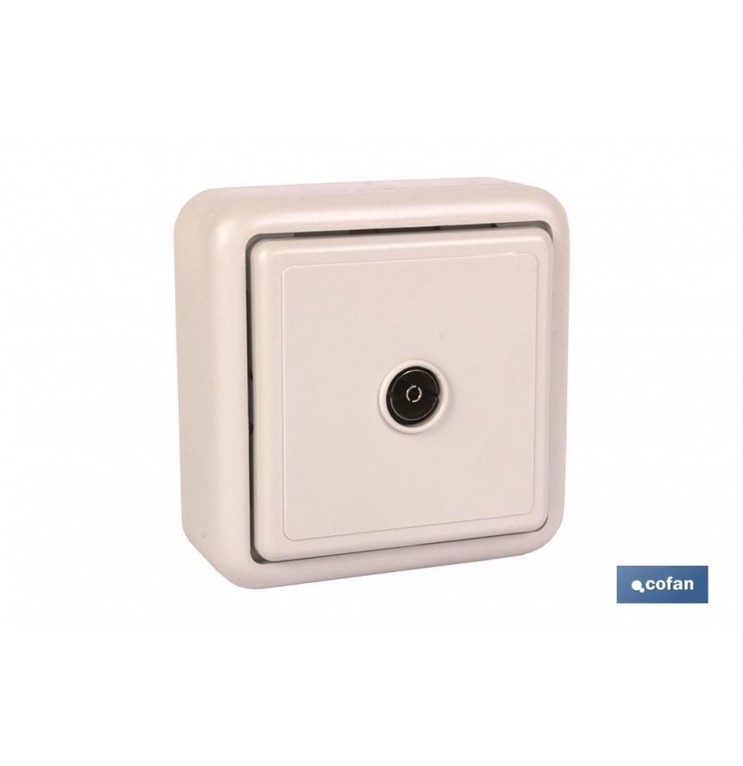 BASE ANTENA 1 TOMA (HEMBRA)