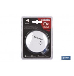 DETECTOR MINI DE HUMOS CON ALARMA SONIDO