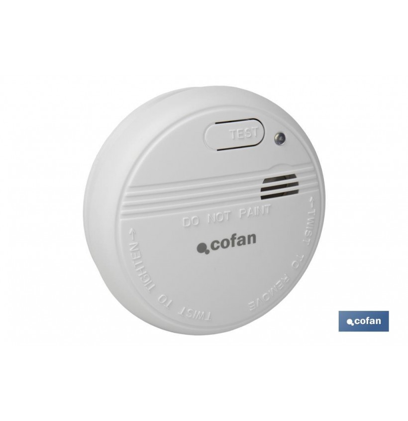 DETECTOR DE HUMOS CON ALARMA SONIDO