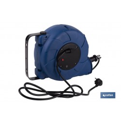 ENROLLACABLES AUTOMÁTICO SOPORTE PARED T/T-16M (14+2)