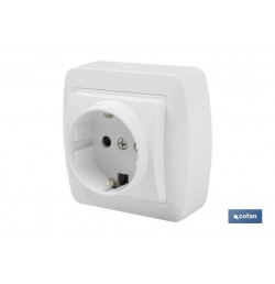 BASE BIPOLAR SUPERFICIE MODELO ATLANTIS 16A. BLANCO