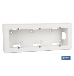ZÓCALO SUPERFICIE 94X96X43 PARA 1 ELEMENTO. BLANCO