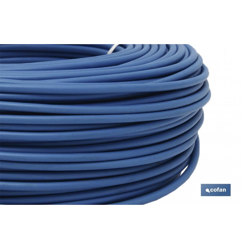ROLLO CABLE H07V-K 1X1,5MM2 AZUL (100M)