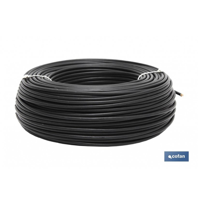 ROLLO CABLE H07V-K 1X2,5MM2 NEGRO (100M)