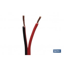 ROLLO 100M CABLE PARALELO ROJO/NEGRO (2X1,5)
