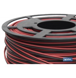 ROLLO 100M CABLE PARALELO ROJO/NEGRO (2X1,5)