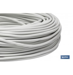 ROLLO 100M MANGUERA BLANCO H05VV-F (2X1MM)