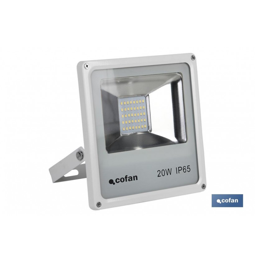 PROYECTOR COMPACTO MULTI LED SMD BLANCO 20W
