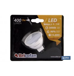 LÁMPARA LED COB 5 W GU-5.3 400 LM 4000 K
