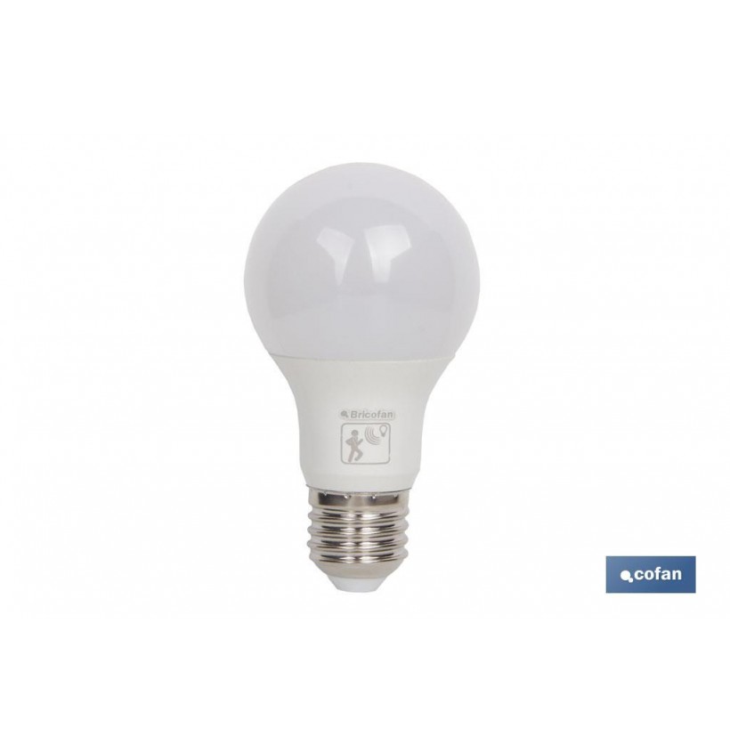 BOMBILLA CLASIC SENSOR E27 10W 806LM 4000K
