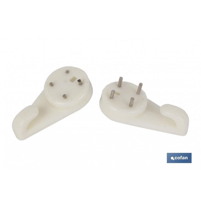BLÍSTER DE 2 UDS. CUELGACUADROS 30 MM VENTA UNITARIA